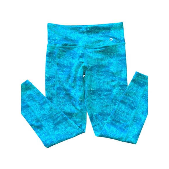 Vineyard Vines Womens XS Performance Leggings Teal/Blue Athletic Wear - Picture 2 of 8